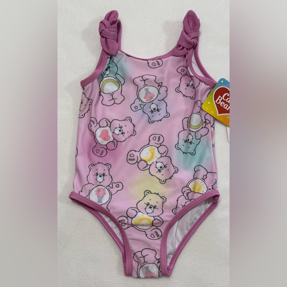 Care Bears 3T Toddler 1-Pc Multicolor Pastels With Care Bear Design NWT